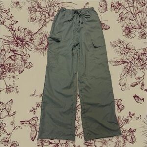 Women's Olive Cargo Pants Trousers